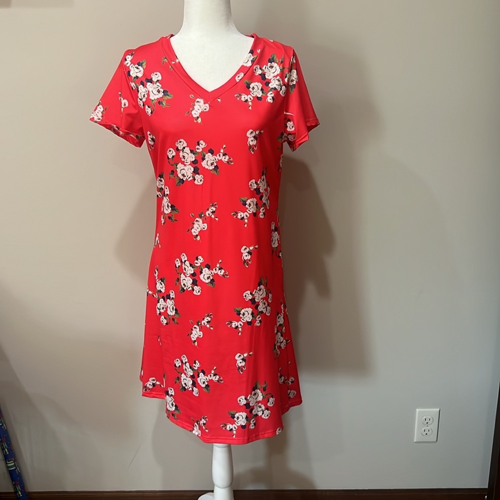 Floral print dress